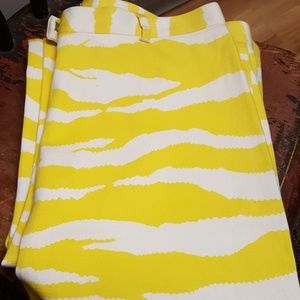 Resort-fab vintage electric zebra Versace pants